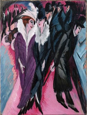 Expressionism_kunst_Street_Berlin_Ernst_Ludwig_Kirchner_Europese_stijlen_bewegingen
