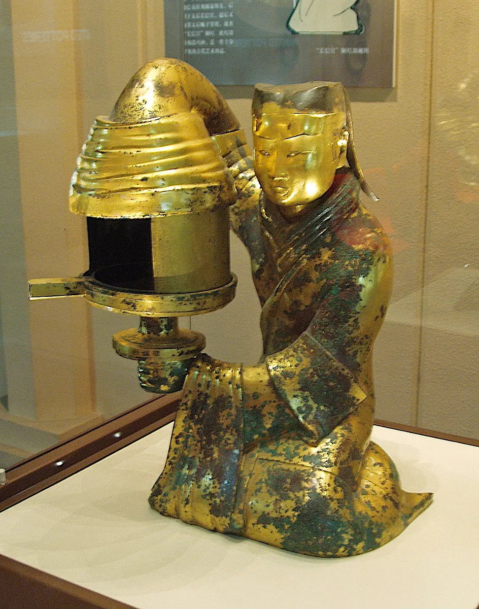 Bronze lamp Han Dynasty
